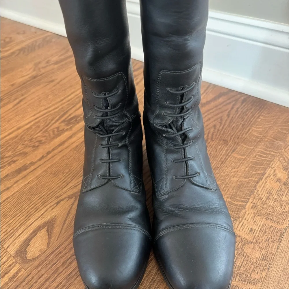 Ariat Heritage Compass Waterproof Field Boots Women’s 9 med height reg calf - Picture 4 of 8